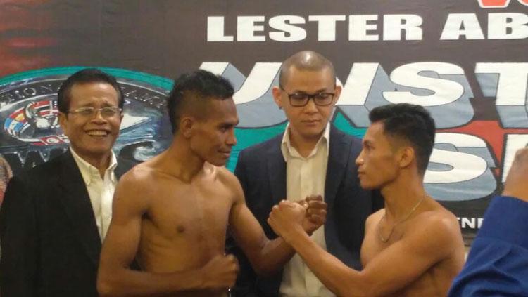 Tibo Monabesa vs Lester Abutan - INDOSPORT