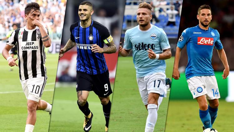 Penyerang klub-klub Italia - INDOSPORT