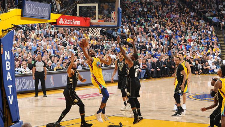 Golden State Warriors vs Sacramento Kings. - INDOSPORT