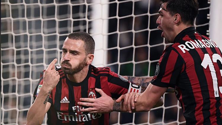 Leonardo Bonucci siap ulangi duet penuh bencana dengan Alessio Romagnoli di klub Liga Italia, Lazio, sebelum bursa transfer kali ini ditutup.
