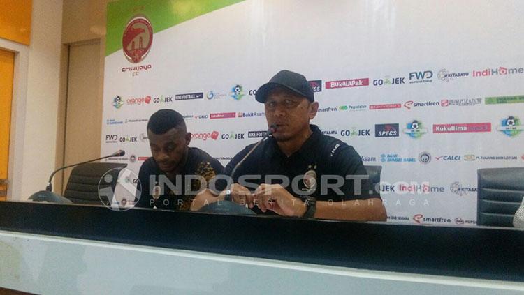 Rahmad Darmawan saat sesi jumpa pers.