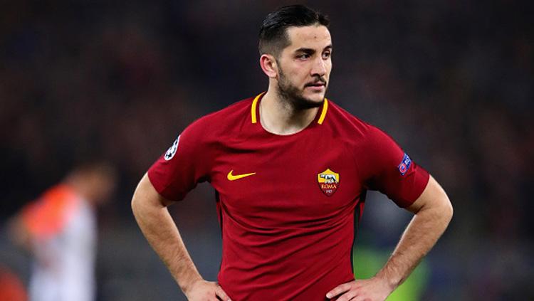 Kostas Manolas, bek tengah AS Roma. - INDOSPORT