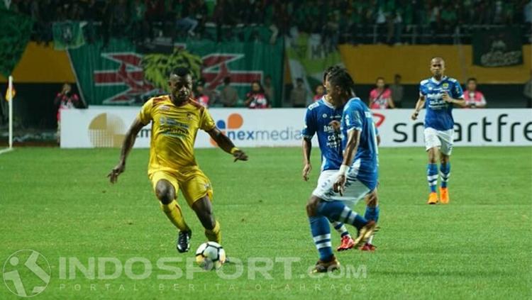 Marcho Sandy Maraudje. Copyright: INDOSPORT/Muhammad Effendi