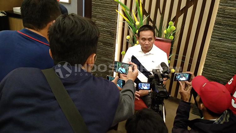 Ketua Asprov PSSI Sumsel, Ucok Hidayat.