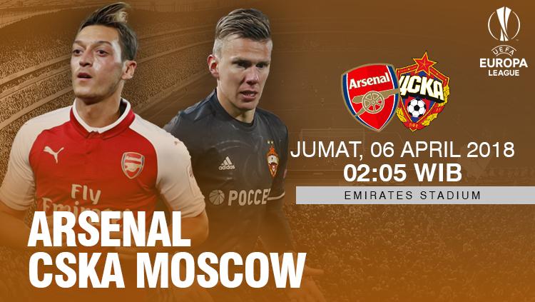 Prediksi Arsenal vs CSKA Moscow.