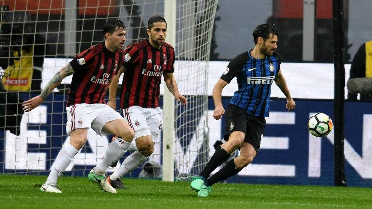 AC Milan vs Inter Milan. Copyright: Twitter@inter_en