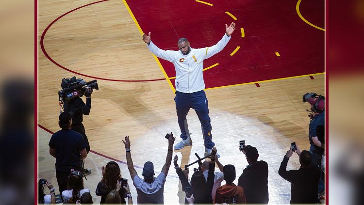 LeBron James, small forward Cleveland Cavaliers.