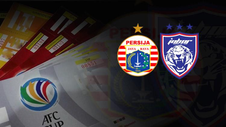 Persija Jakarta vs Johor Darul Takzim. - INDOSPORT