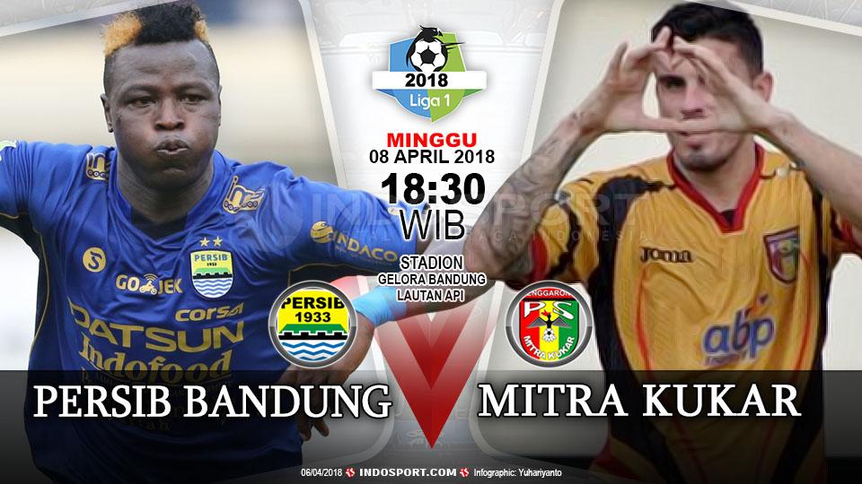 Persib Bandung vs Mitra Kukar.
