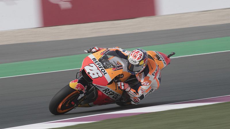 Dani Pedrosa dalam sesi FP1 Argentina.
