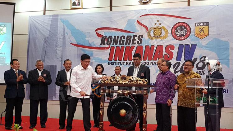 Badrodin Haiti kembali memimpin PB Inkanas untuk empat tahun kedepan.