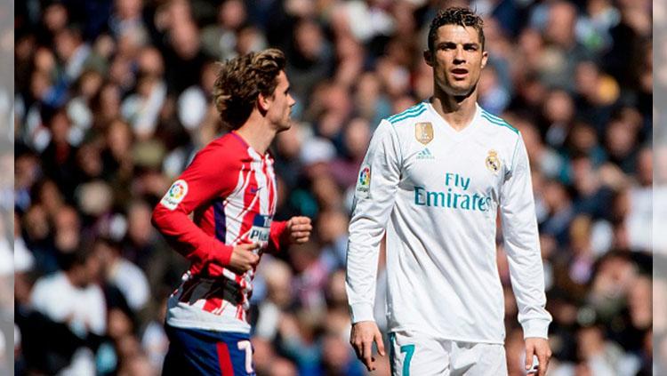 Cristiano Ronaldo dan Antoine Griezmann - INDOSPORT