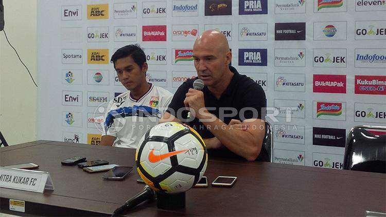Septian David Maulana (kiri) dan Rafael Berges Marin (kanan).
