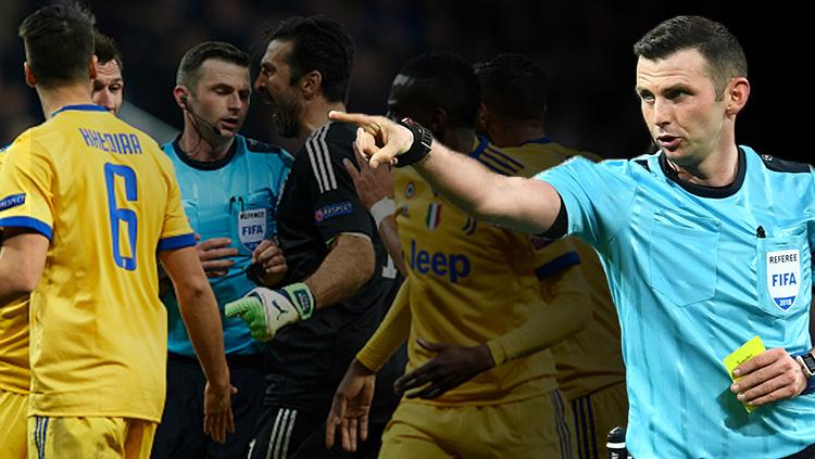 Michael Oliver wasit yang memimpin laga Real Madrid kontra Juventus.
