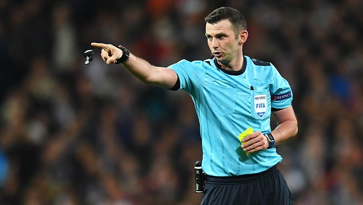 Michael Oliver, wasit yang memimpin laga Real Madrid kontra Juventus.