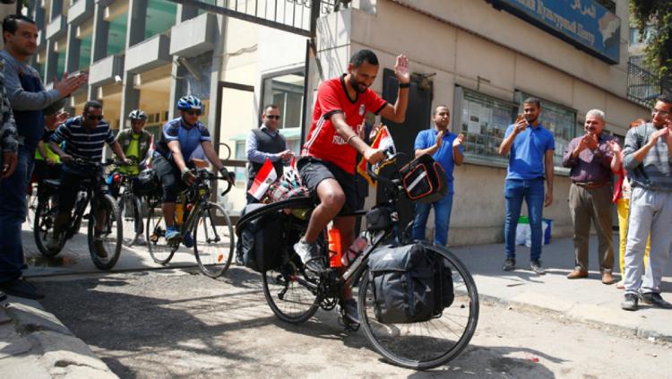 Mohamed Nofal, pendukung Timnas Mesir.