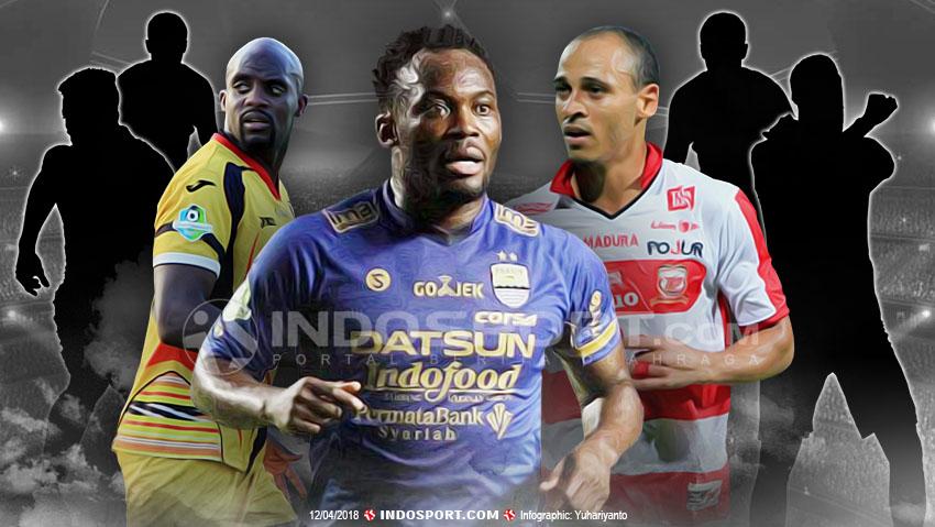 Mohamed Sissoko, Michael Essien dan Peter Odemwingie