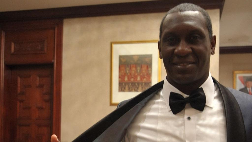 Emile Heskey, mantan pemain Liverpool.