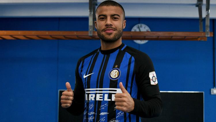 Rafinha Alcantara saat dipinjamkan ke Inter Milan pada paruh kedua musim lalu.