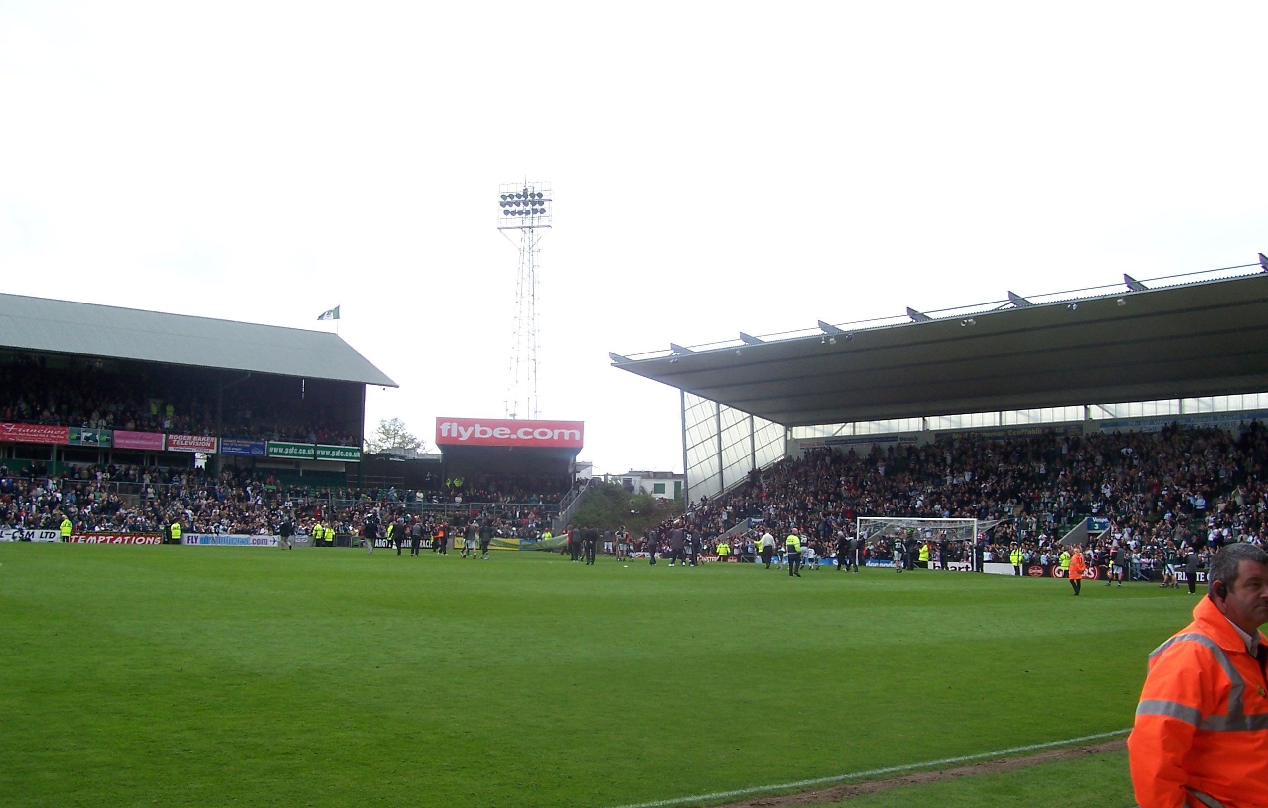 Home Park Stadium Copyright: Wikimedia