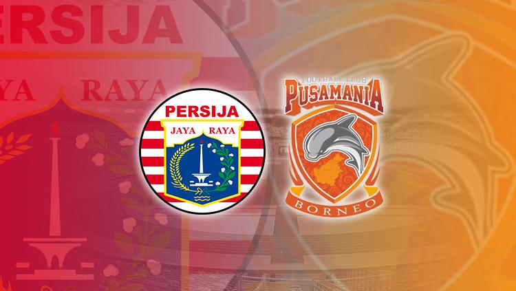 Persija Jakarta vs Borneo FC.