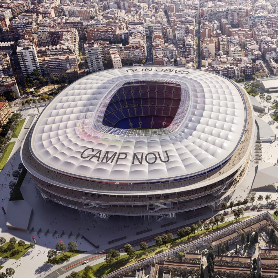 Desain terbaru Nou Camp. Copyright: Barcelona