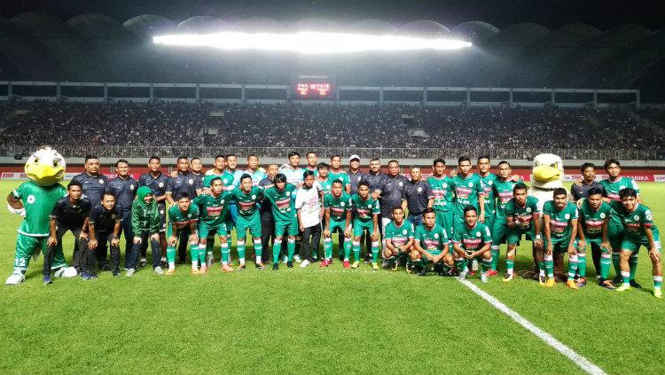 Skuat PSS Sleman saat peluncuran jelang Liga 2 2018.
