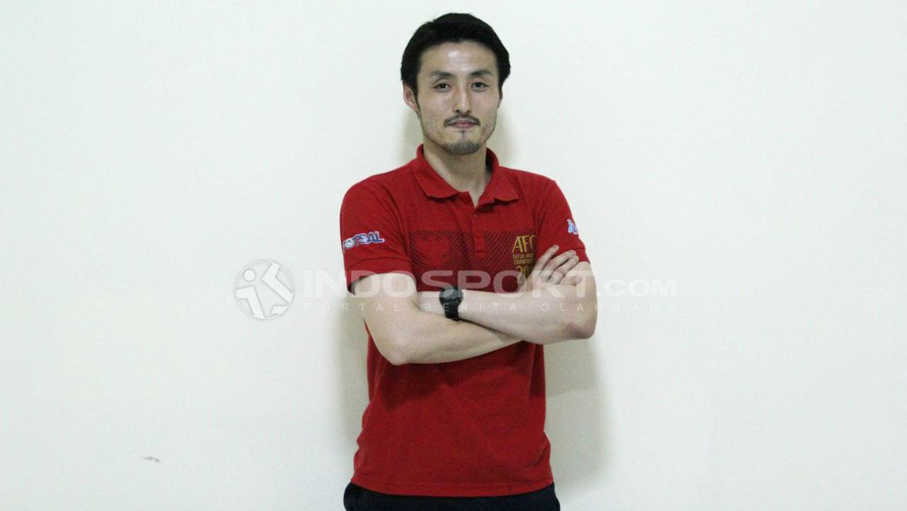 Pelatih Timnas Futsal Indonesia, Kensuke Takahashi.