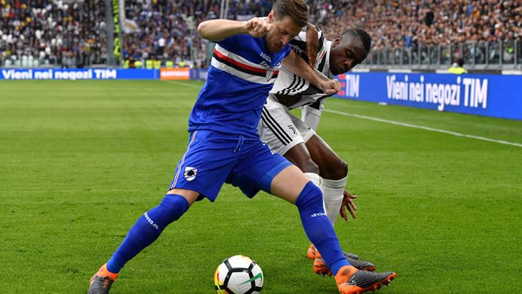 Juventus vs Sampdoria.