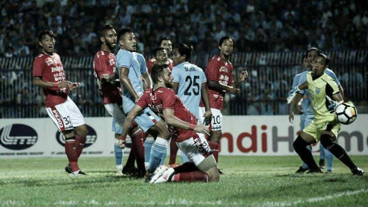 Penyerang Bali United Ilija Spasojevic.