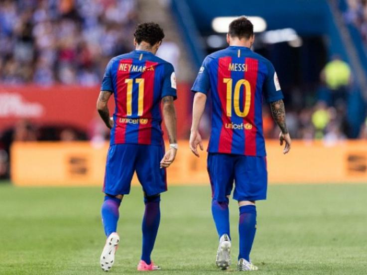 Neymar dan Lionel Messi saat berseragam Barcelona Copyright: Reuters