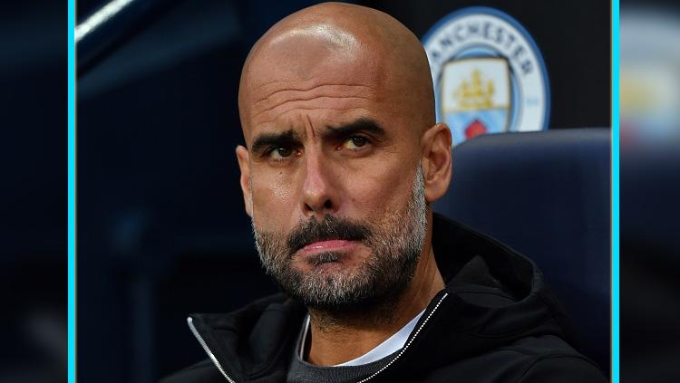 Pep Guardiola, pelatih Man City. Copyright: Getty Images