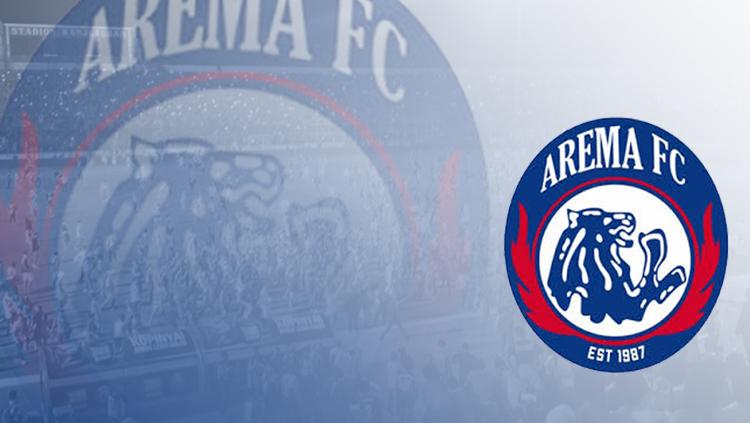 Logo Arema FC.