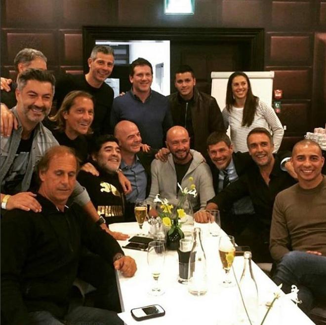 Batistuta dan legenda sepakbola lain Copyright: instagram@gabriel_batistuta