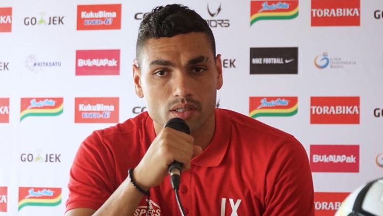 Jaimerson da Silva Xavier dalam jumpa pers.