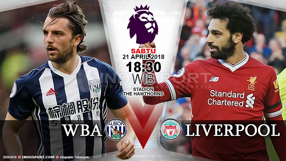 Prediksi West Bromwich Albion vs Liverpool - INDOSPORT