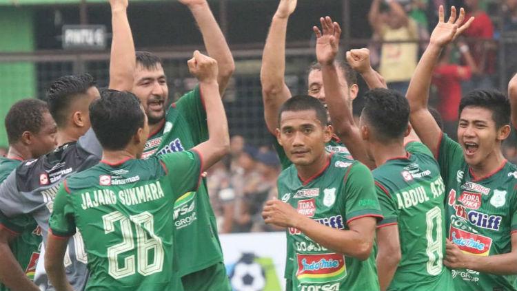 Selebrasi PSMS Medan di Stadion Teladan. - INDOSPORT