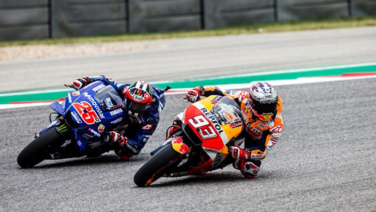 Vinales (kanan) Marquez (kanan)