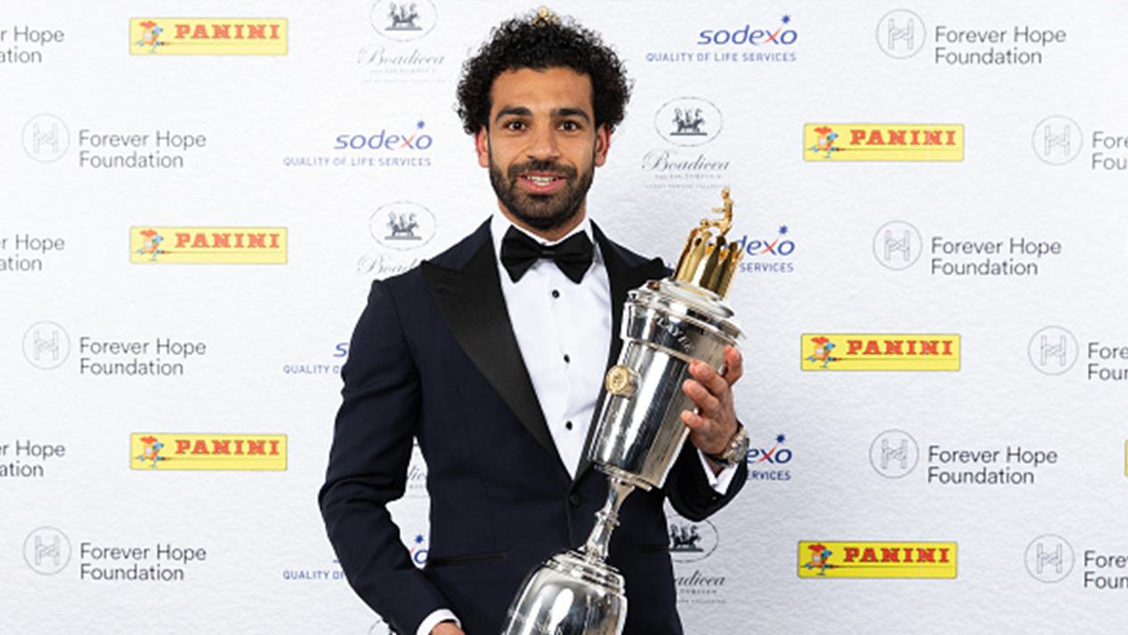 Mohamed Salah, pemain terbai versi PFA musim 2017-2018.