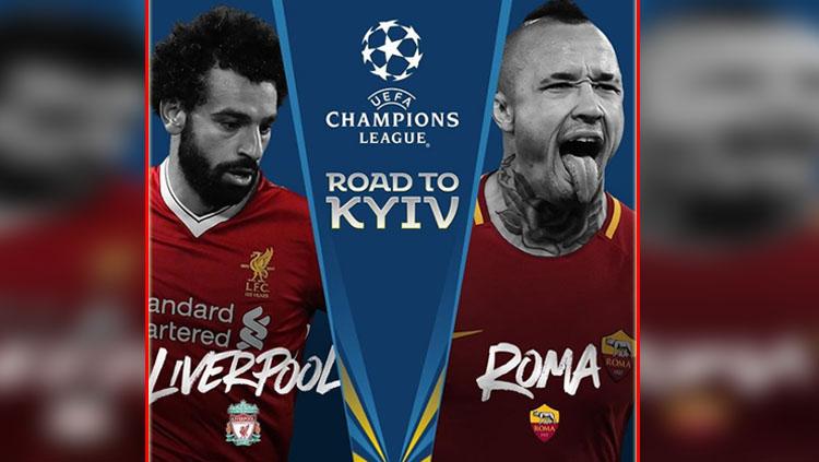 Liverpool vs AS Roma. - INDOSPORT