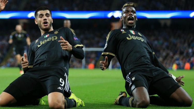 Pogba dan Morata - INDOSPORT