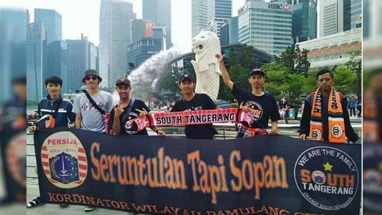 Indosport - The Jakmania yang sudah di Singapura