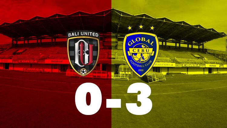 Bali United vs Global Cebu. - INDOSPORT