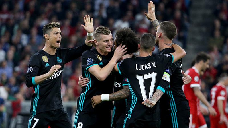 Indosport - Bayern Munchen vs Real Madrid.