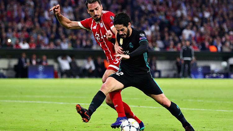 Isco di laga melawan Bayern Munchen.