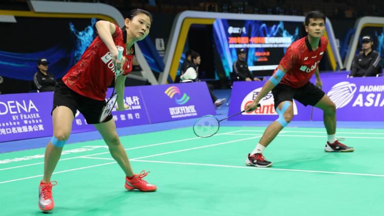 Ricky Karanda Suwardi/Debby Susanto harus mengakui keunggulan pasangan Thailand.