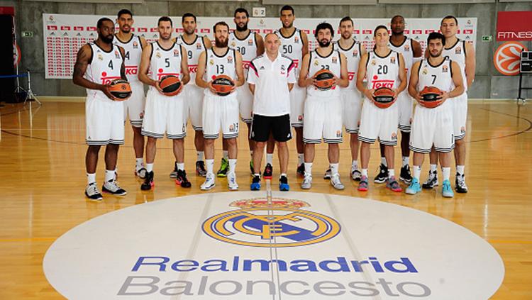 Tim basket Real Madrid. - INDOSPORT
