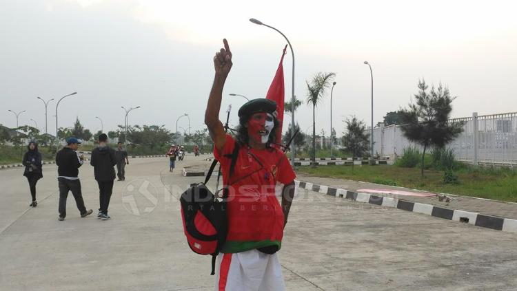 M. Kurniawan datang langsung ke Stadion Pakansari untuk menyaksikan laga Indonesia U-23 vs Korea Utara U-23.
