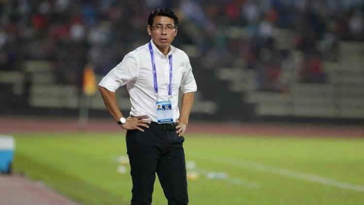 Pelatih Timnas Malaysia, Tan Cheng Hoe, kesal usai menerima protes publik Negeri Jiran mengenai pemanggilan Hazwan Bakri. - INDOSPORT
