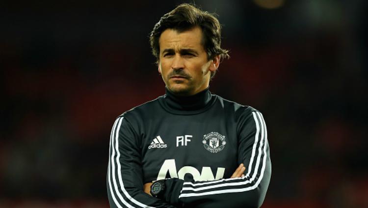 Asisten pelatih Manchester United, Rui Faria.